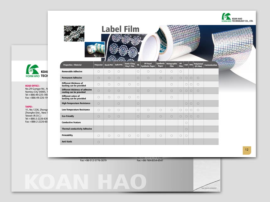冠郝型錄 / 型錄